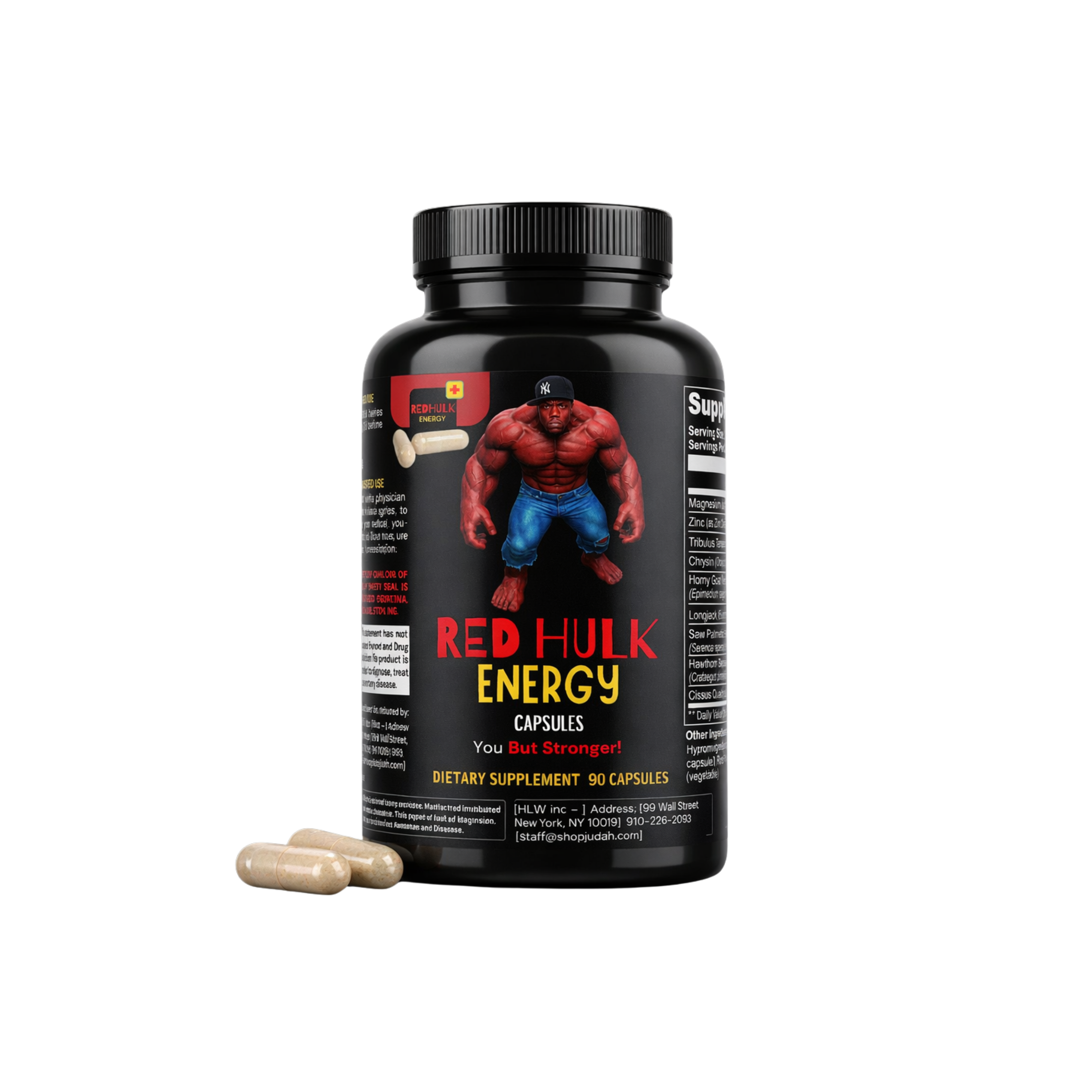 Red Hulk Energy Vitamins